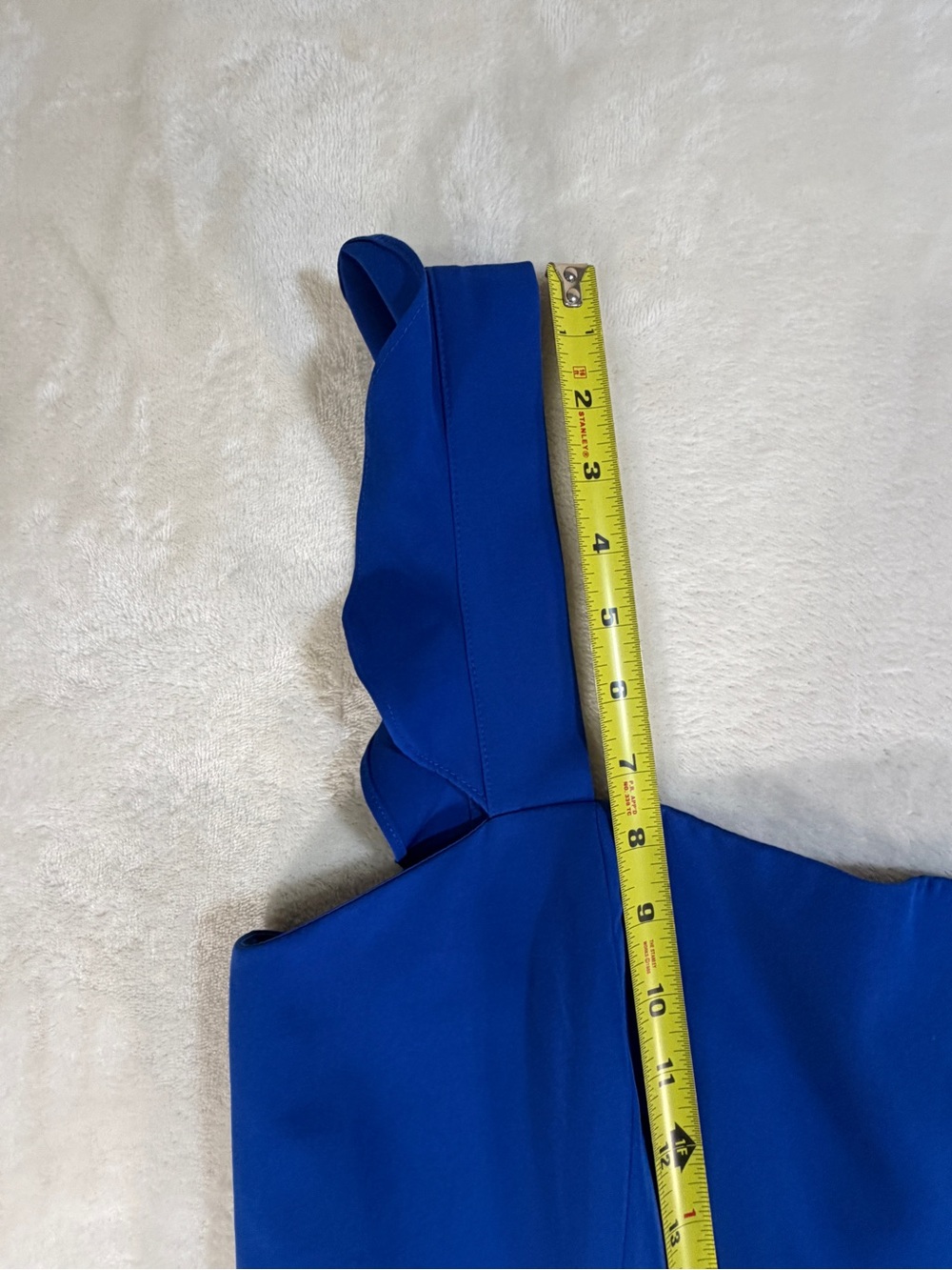 Charles Henry Royal Blue Ruffle Strap Wide Leg Jumpsuit - Size XXL - Picture 5 of 12